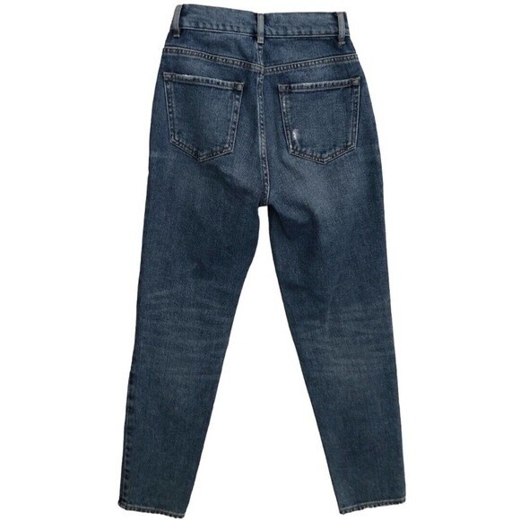 PACSUN JEANS ultra high rise denim size 23 XXS distressed ripped knee - Picture 3 of 6